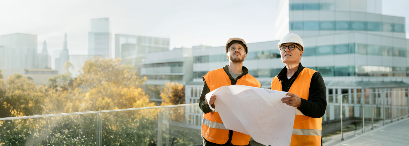Nordlo real estate two men on building